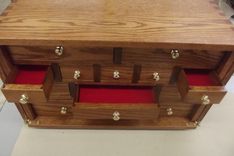 Locking Multi Drawer Apothecary Style Jewelry Box 3 small