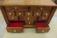 Locking Multi-Drawer (Or Apothecary Style) Jewelry Box 2 small