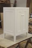 Warm White Lacquered Shaker Vanity 1 small