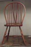 Solid Cherry Bow Back Windsor Chairs 3 small