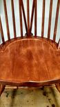 Solid Cherry Bow Back Windsor Chairs 7 small