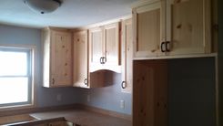 Knotty Pine Kitchen/Bath Cabinets 2 small