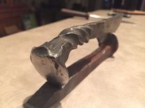 Railroad Spike Knife With Stand 2 small