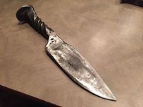 Railroad Spike Chef Knife 1 small