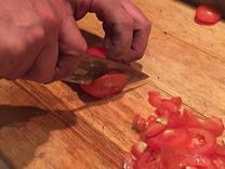 Railroad Spike Chef Knife 3 small