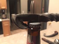 Railroad Spike Bottle Opener | Hand Forged 2 small