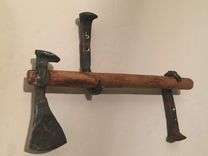 Hand Forged Axe With Wall Mounting 2 small