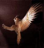Owl Wood Sculpture By Jason Tennant 3 small