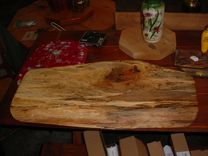 Charcuterie Cheese Sushi Or Cold Cut Serving Board Lichtenberg Burned Design, 4 small