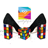 Crystallized Katy Perry Rubik's Cube Heels The Caitlin Genuine European Crystals Bedazzled 1 small