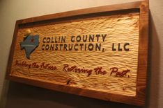 Custom Carved Construction Signs By Lazy River Studio 3 small