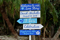 Welcome To Our Love Story Wedding Sign 1 small
