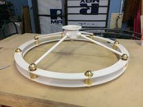 Custom Design Aluminum And Brass Chandeliers 3 small