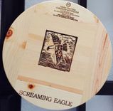 Screaming Eagle Lazy Susan 20 Inches With Bearinghand Made Original Wine Panel 1 small