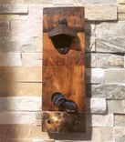 Wine Barrel Handmade Stave Bottle Opener With Magnetic Cap-Catcher 2 small