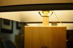 Macallan 21 Theme Lamp/Clock Handmade With Beige Shade 4 small