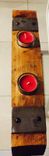 Wine Barrel Stave Candle Holder Centerpiece Handmade. 2 small
