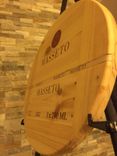 Masetto 99pts  Handmade Lazy Susan Italian Wine. 2 small