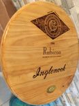 Wine Panel Inglenook Lazy Susan With Bearing 20 Inches Diam. 2 small