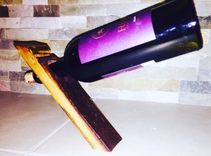 Real Wine Barrels White Oak Bottle Balancer Display 2 small