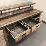 Barn Wood Reception Desk / Front Counter / Hostess Station 5 small