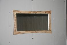 Curved Edge Spalted Maple Mirror 1 small