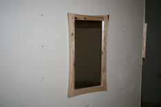 Hickory Cuirved Edge Mirror 1 small