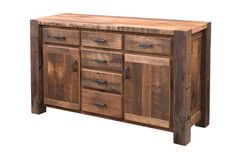 Reclaimed Timber Ridge Wood Buffet 1 small
