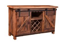 Sliding Barn Door Wine Server 1 small