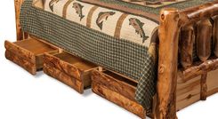 American Made Aspen Log Bed 3 small