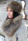 Faux Fur, Brown, Hat And Scarf 2 small