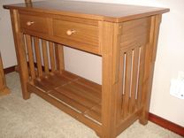 Mission Oak Hall Table 1 small