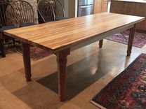 Reclaimed Longleaf Pine Farm Extension Table 2 small