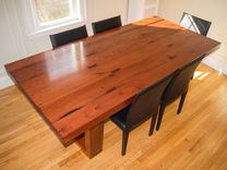 Reclaimed Heart Pine Dining Table 1 small