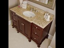 Sapele Bathroom Vanity 2 small