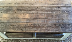 Reclaimed Barn Wood Coffee Table 3 small