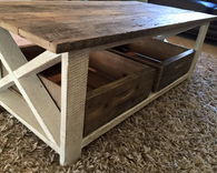 Reclaimed Barn Wood Coffee Table 1 small