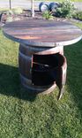 Rustic Wine Barrel Table 1 small