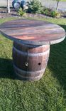 Rustic Wine Barrel Table 2 small