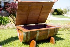 Wine Barrel Coffee Table 6 small