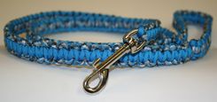 4 Ft Blue & Blue Camo Paracord Leash 3 small