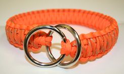 Double Cobra Paracord Slip Collar 2 small