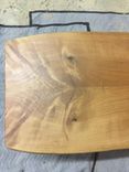 Cherry Live-Edge Slab Coffee Table With Pennsylvania Sawbuck Base 2 small