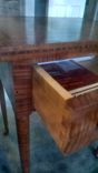 Inlaid Tiger Maple Nightstand 2 small
