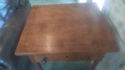 Inlaid Tiger Maple Nightstand 5 small