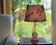 Wine Bottle Table Lamp - Customer Bottle 3 small