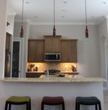 Wine Bottle Pendant Light - Customer Bottle 5 small