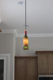 Wine Bottle Pendant Light - Customer Bottle 1 small