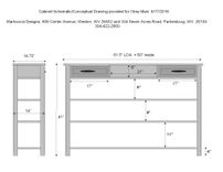 Oak Tv Stand Bookcase Combination 2 small