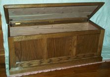 Classic Oak Chest W/Cedar Lining 1 small